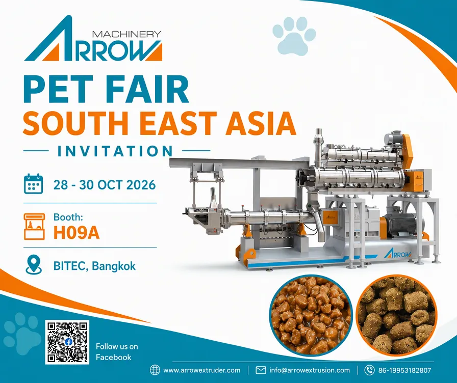 Visit Arrow Machinery at Pet Fair SEA 2026 | Booth H09A