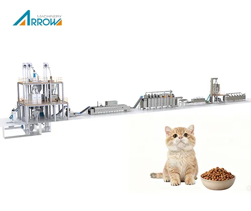 Low-temperature baked cat food - Pet food production Machine