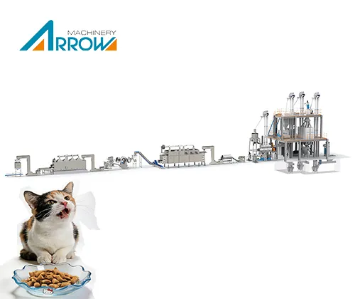 Arrow Filled Cat Food Production Line for Stuff Pads Food
