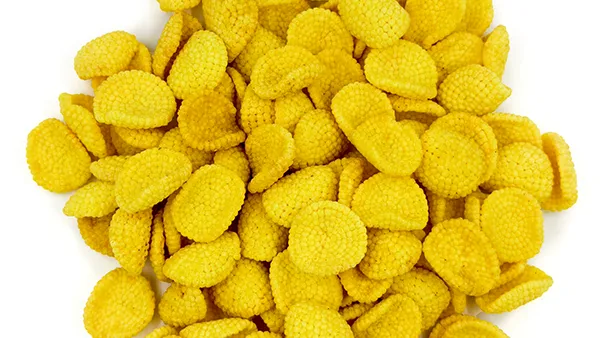 Direct-cut expanded snacks processing line