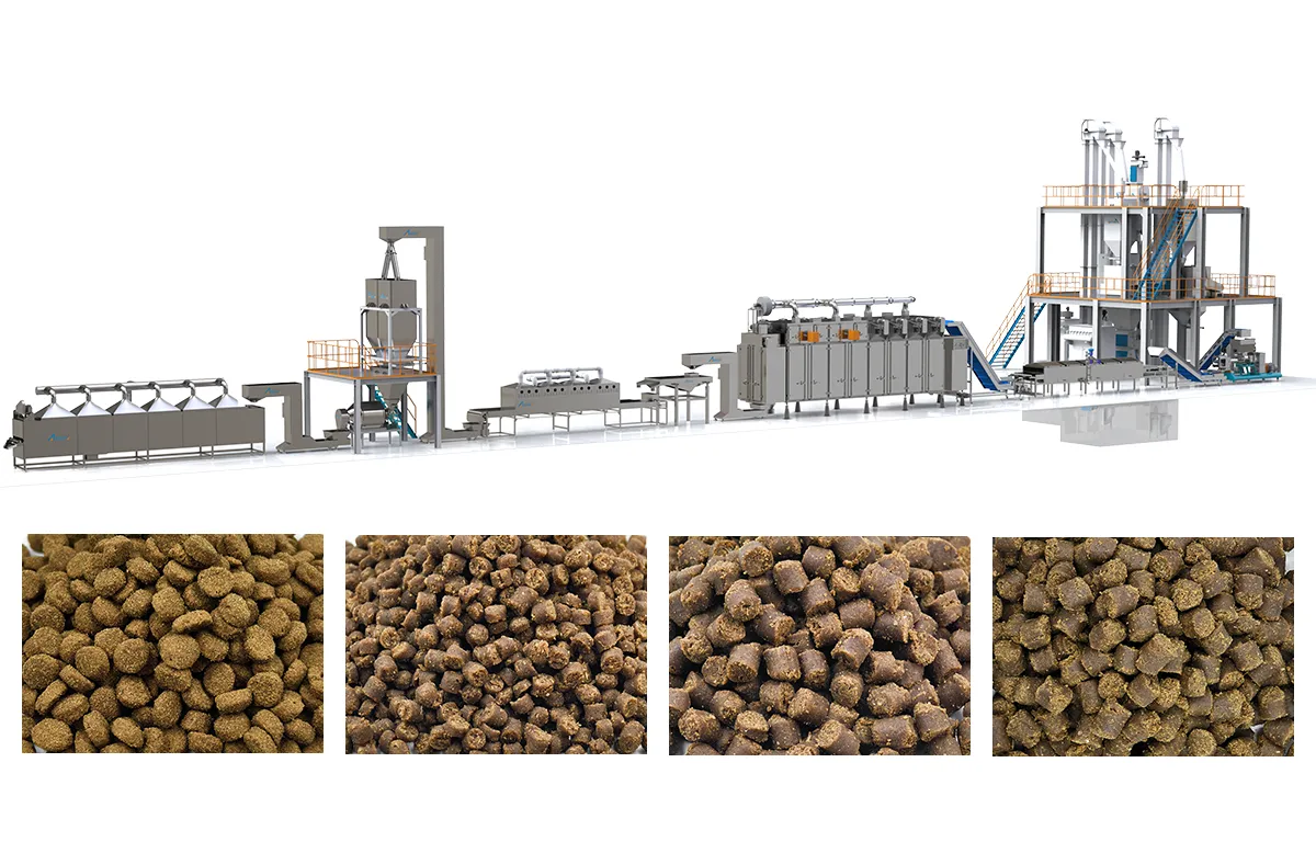 Steam-Baked Kibbles Production Line