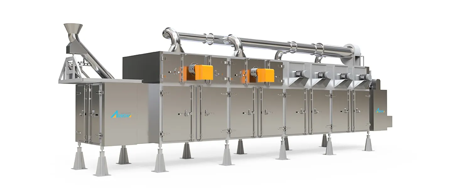 Cross circulation efficient dryer